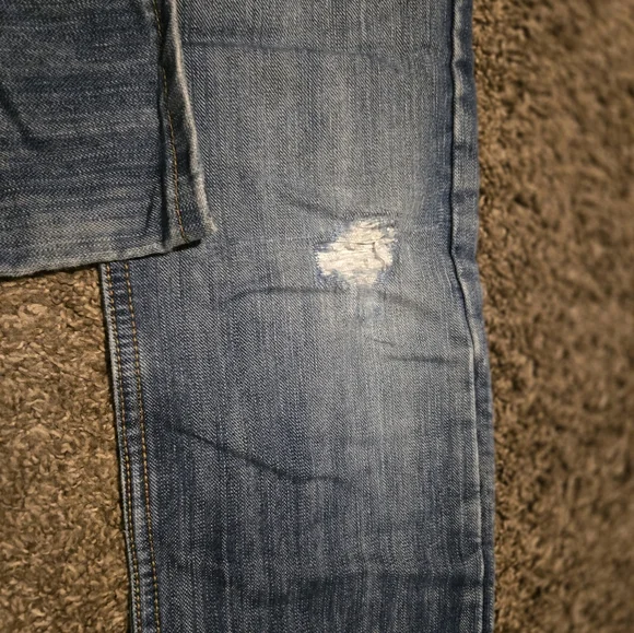 LEVIS 514 Straight leg kids distressed jeans sz8reg 24/22 like new - Picture 4 of 5